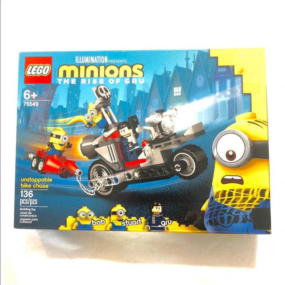 NWT LEGO Minions “The Rise of Gru” Bike chase set